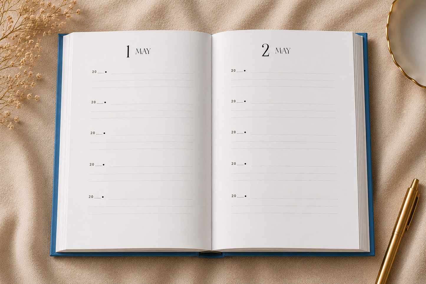 Among the Wildflowers - 5 Year Journal
